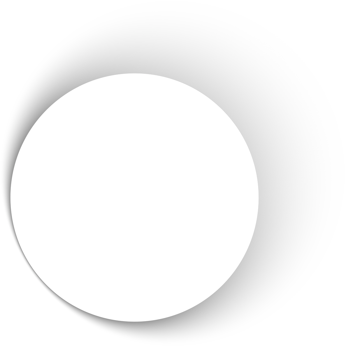 Circular shadow shape